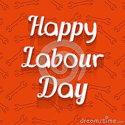 Happy Labour Day Stock Photo