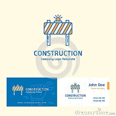 Happy Labour day design with vintage theme blue and orange with Vector Illustration