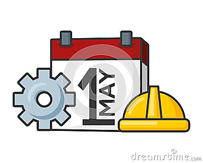 Happy labour day Vector Illustration