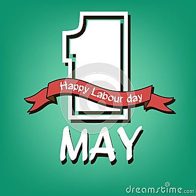 Happy Labour day Vector Illustration