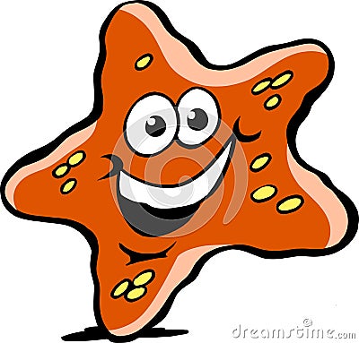 Happy Licorice Salt or Candy Star Vector Illustration