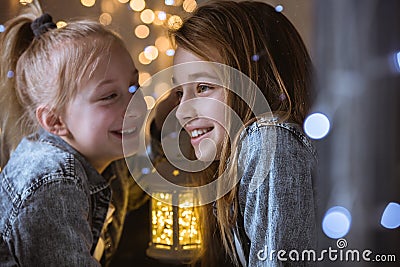 Happy, little friends spending time Stock Photo