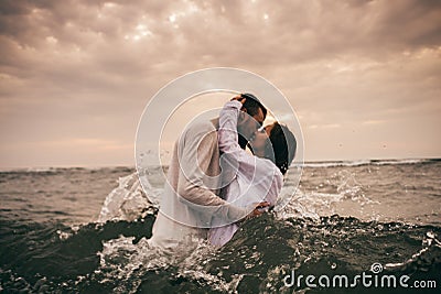 Happy lovers Stock Photo