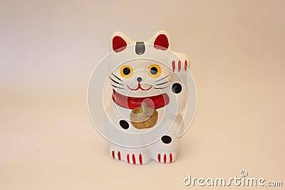 Happy lucky cat Stock Photo