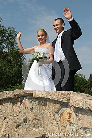 Happy married Stock Photo