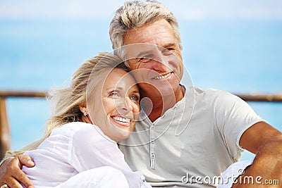 Happy mature couple Stock Photo