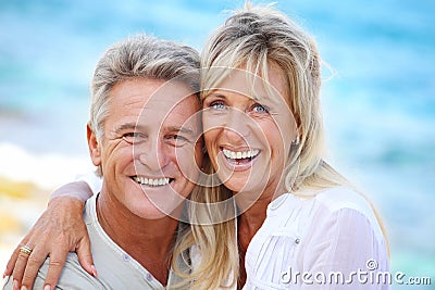 Happy mature couple Stock Photo