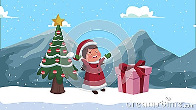 Happy Merry Christmas Animation with Girl and Gift Stock Footage - Video of season, banner: 204587580 Happy Merry Christmas Animation with Girl and Gift Stock Footage - Video of season, banner: 204587580