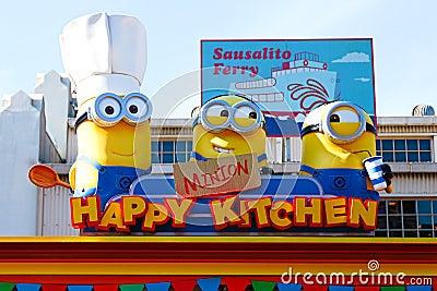 HAPPY MINION Editorial Stock Photo