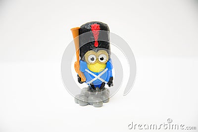 Happy minions toy. Editorial Stock Photo