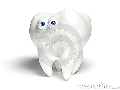 Happy molar Stock Photo