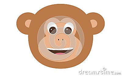 Happy monkeys Cartoon Illustration