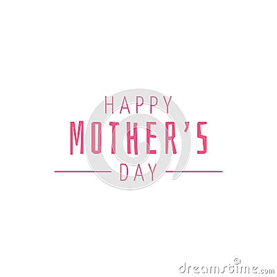 Happy Mother day Vector Illustration