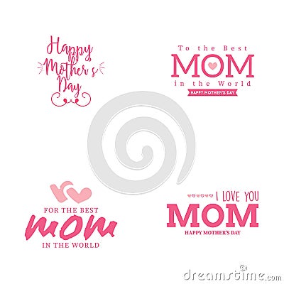 Happy Mother day Vector Illustration