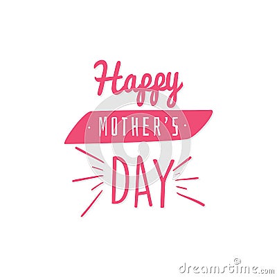 Happy Mother day Vector Illustration