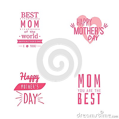 Happy Mother day Vector Illustration