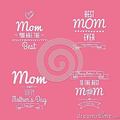 Happy mother day Vector Illustration
