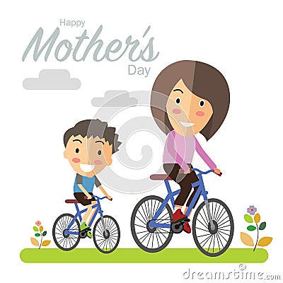 Happy mother's day Vector Illustration