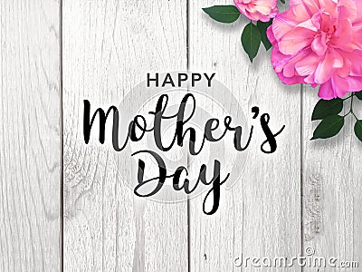 Happy Mother`s Day Stock Photo