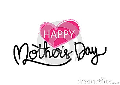 Happy Mother`s Day Vector Illustration