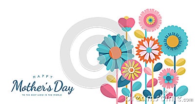 Happy Mother`s Day Vector Illustration