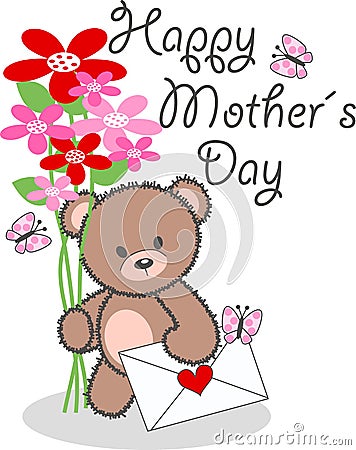 Happy mothers day Vector Illustration
