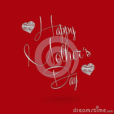 Happy mothers day Vector Illustration