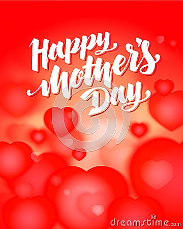 Happy Mothers Day Vector Illustration