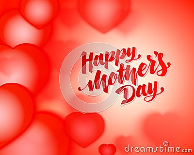 Happy Mothers Day Vector Illustration