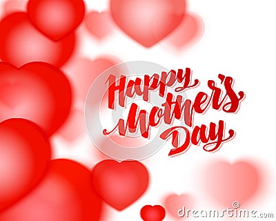 Happy Mothers Day Vector Illustration