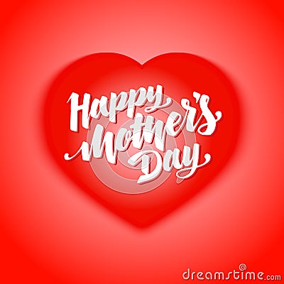 Happy Mothers Day Vector Illustration