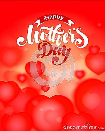 Happy Mothers Day Vector Illustration