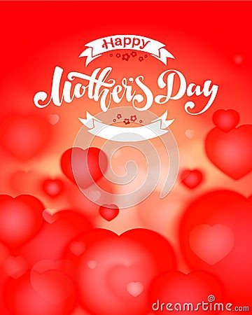 Happy Mothers Day Vector Illustration