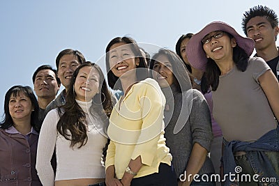 Happy Multiethnic People Stock Photo