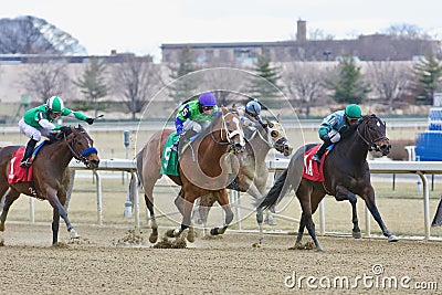 Happy Music on New Years Day Wins the Opener Editorial Stock Photo