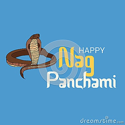 Happy Nag Panchami. Stock Photo