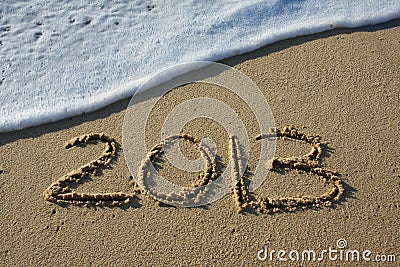 Happy New Year 2013 Stock Photo