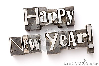 Happy New Year Stock Photo