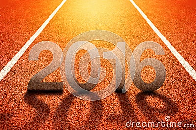2016 Happy New Year Stock Photo