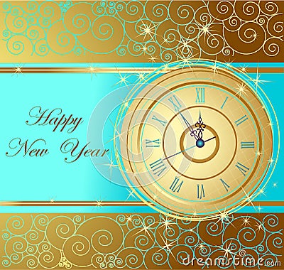 Happy New Year background Vector Illustration