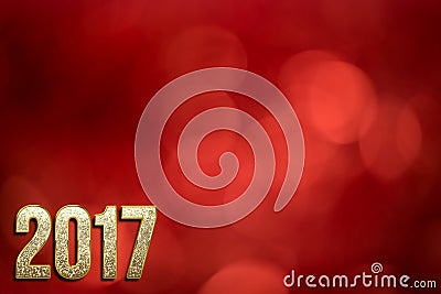 Happy New Year 2017. Stock Photo