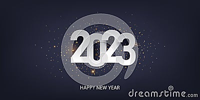 Happy New Year 2023 Vector Illustration