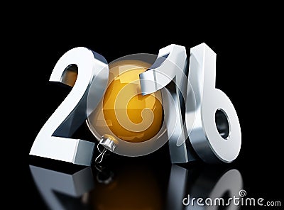 Happy new year 2016 Stock Photo