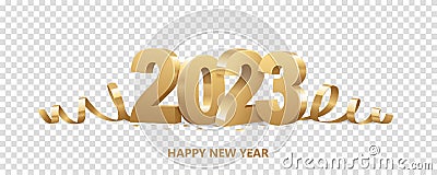 Happy New Year 2023 Vector Illustration