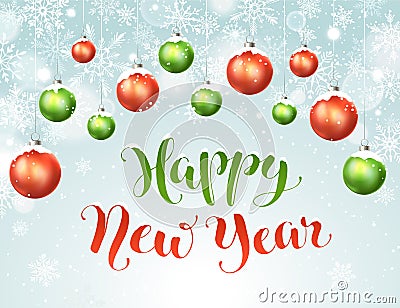 Happy new year Vector Illustration