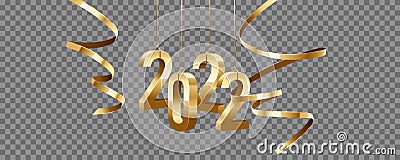 Happy New Year 2022 Vector Illustration