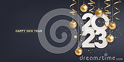 Happy New Year 2023 Vector Illustration