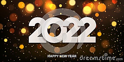 Happy New Year 2022 Vector Illustration