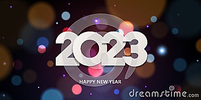 Happy New Year 2023 Vector Illustration