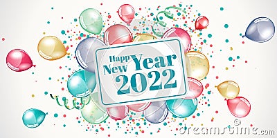 Happy New year 2022 Vector Illustration